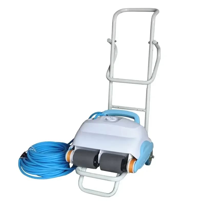 Automatic Robotic Pool Cleaner for Inground Swimming Pools Efficient Dirt Debris Removal Smart Navigation Cleaning Device