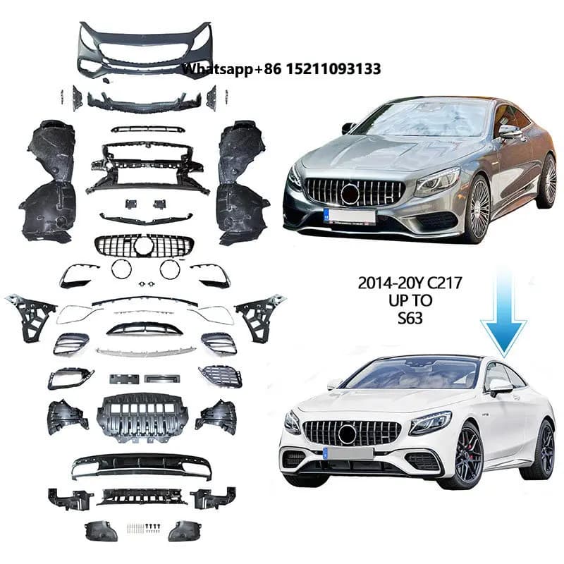 2014-2020 Year S Class Coupe C217 W217 S63 Car Body Kit Auto Body Parts System Accessories