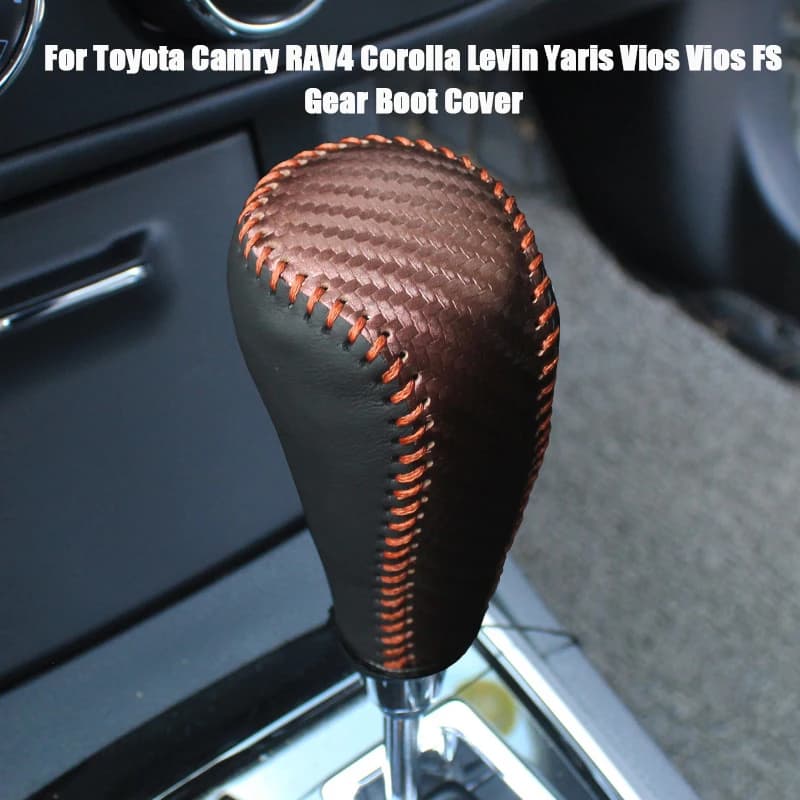 Car Gear Shift Sleeve For Toyota Camry RAV4 Corolla Levin Yaris Vios Vios FS Gear Boot Cover Gear Shift Collars Accessories