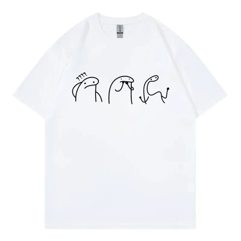 Funny Line Person Meme T-shirt High Quality 100%cotton Short Sleeve T Shirt Men Women Fashion Casual T-shirts Summer Streetwear