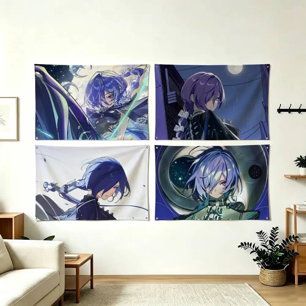 ZZZ Promeia Zenless Zone Zero Flags Wall Hanging Tapestry Outdoor Garage Room Decorative flag Background Blanket