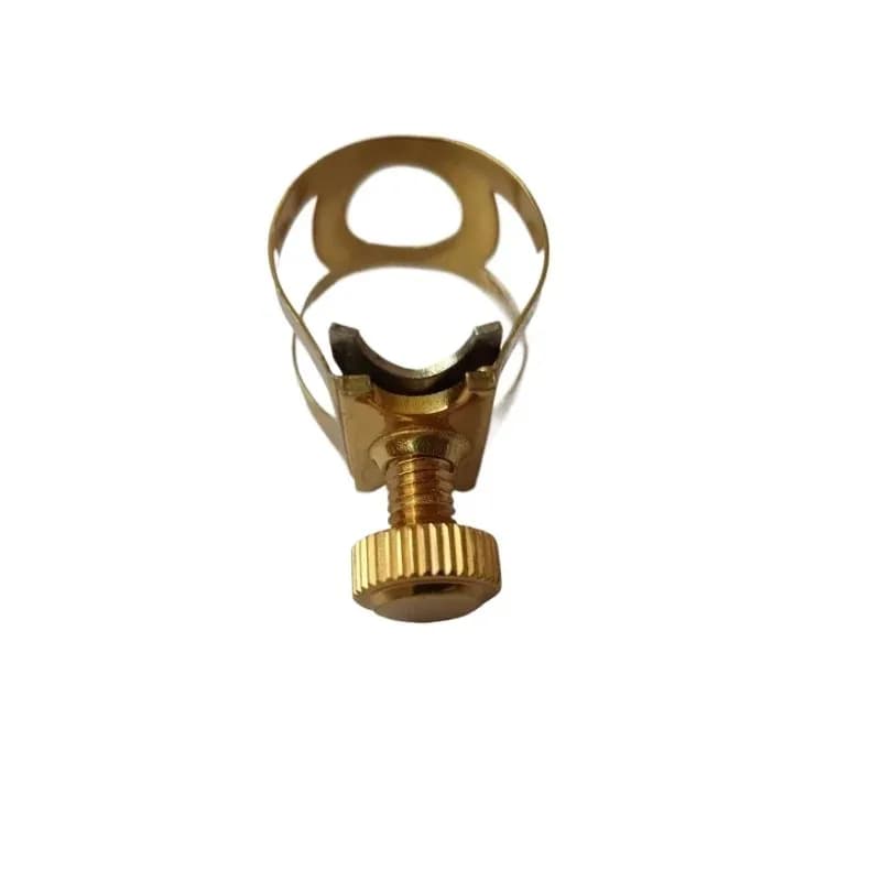NEW 1PCS Ligature Alto Saxophone Keyboard Saxophone for Tenor Sax Metal Nozzle Mouthpiece Metal Clamp Soprano
