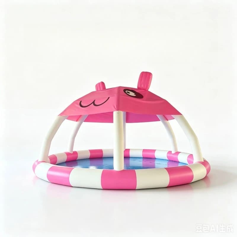 Large inflatable tent pool Children's shading swimming pool