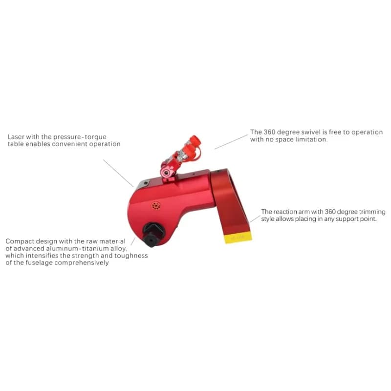 70Mpa Square Drive Hydraulic Torque Wrench Adjustable 1/2 3/4 Hydraulic Torque Wrench Tools