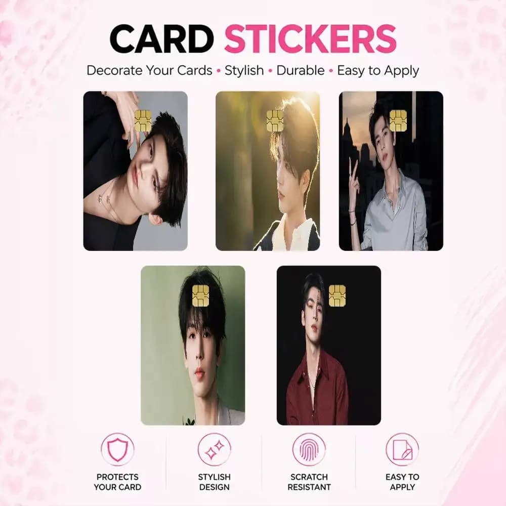 Zhang Linghe High‑Res Game Chip Decals Credit Card Mini Waterproof Vinyl Ornament Useful Gift