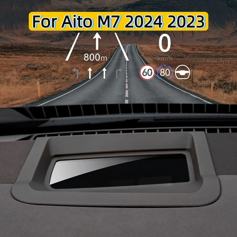 For Aito M7 2024 2023 Car Styling HUD Head Up Display Protective Cover Modifications Auto Interior Decoration Accessories