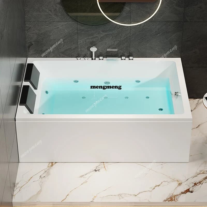 Acrylic bathtub constant temperature heating large space Japanese Internet celebrity bathtub