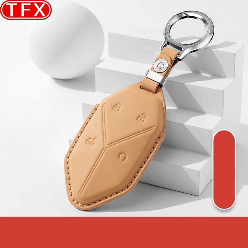 For BYD Leopard Titanium 3 2025 Car Key Set Keychain Men's and Women's High-end Remote Control Protective Case Auto Accessories