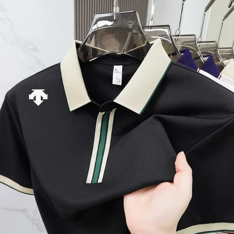 2026 Summer Men's Luxury Designer Embroidered Polo Shirt Exquisite Embroidery Personalized Breathable Comfort Short Sleeve Fashi