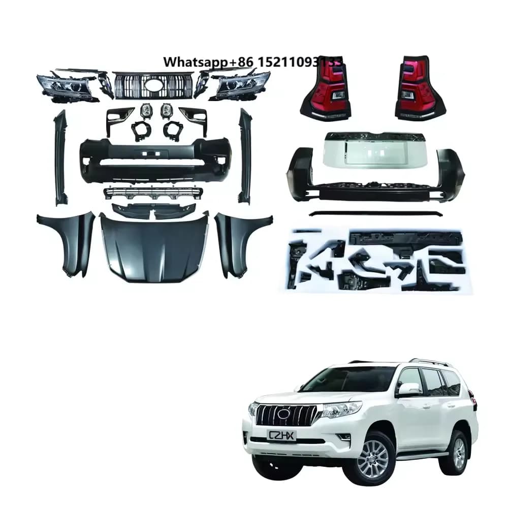 Upgrade Body Kit Land Cruiser Prado LC150 2018-2023 Modified Front Rear Bumper Off Road Accessories