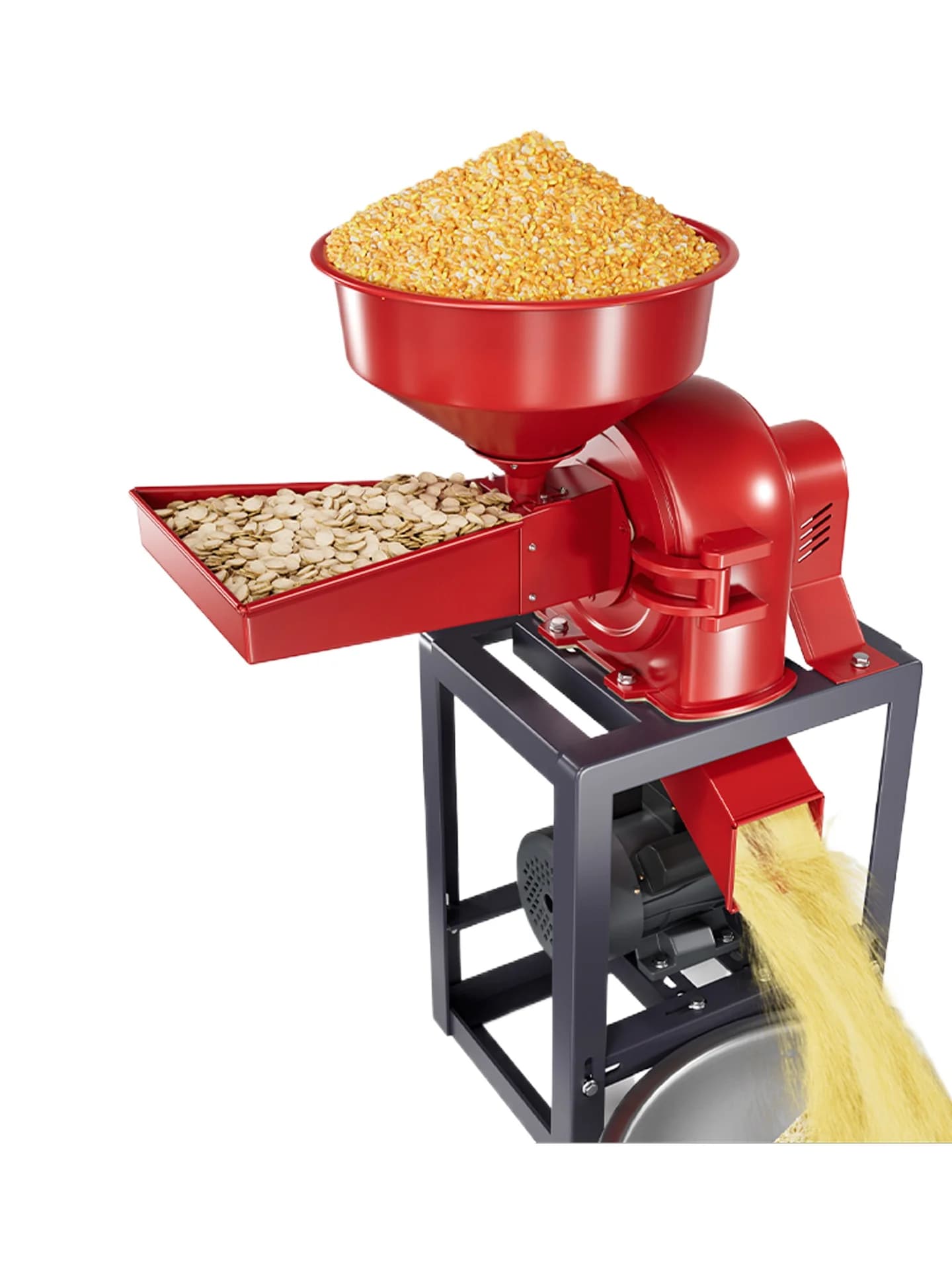 YJQ corn mill household 220v feed mill small flour mill for breeding