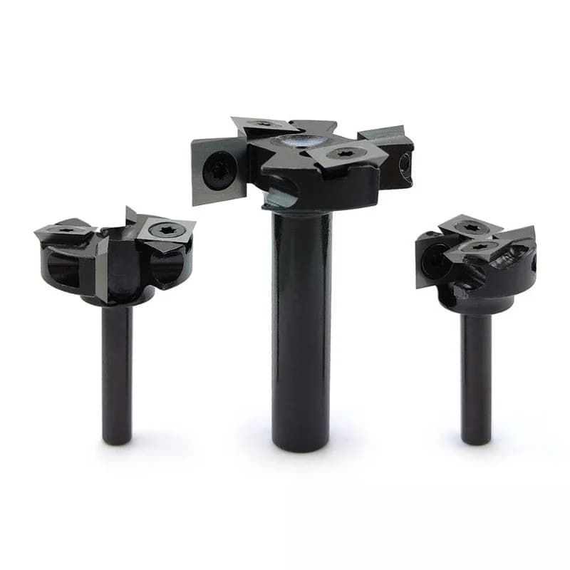 Clamp-on four-blade T-type tool Groove milling cutter T-type