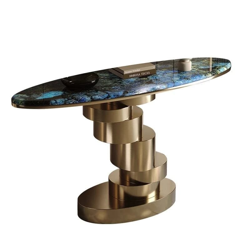 Light luxury entryway table facing the door, high-end modern minimalist, ultra-narrow entryway counter, desk strip, slim table