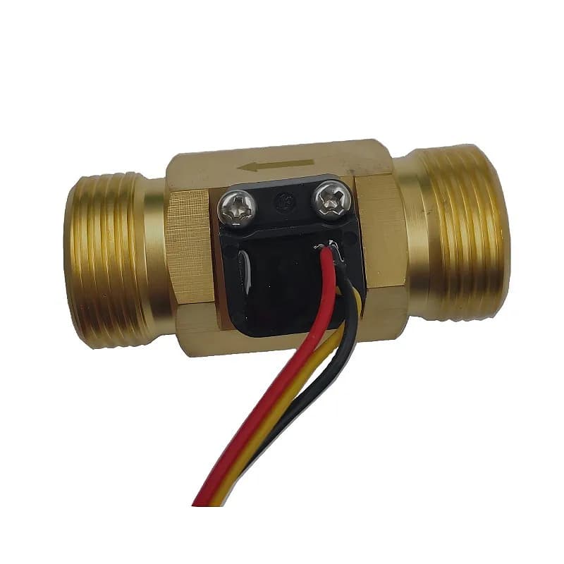 5V Water‑Flow‑Meter Senso, Liquid‑Flow‑Detection Transducer, Water‑Flow‑Monitoring Component for Industrial  Household Equipment