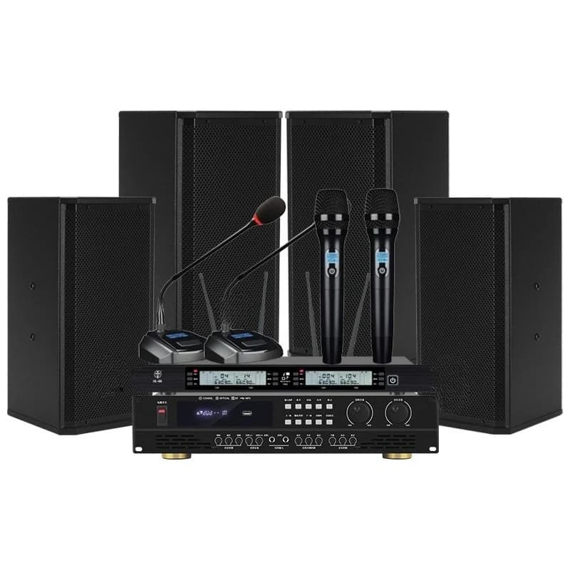 Conference audio set Special speakers for small and medium conference rooms Stage gym Classroom speech training equipment