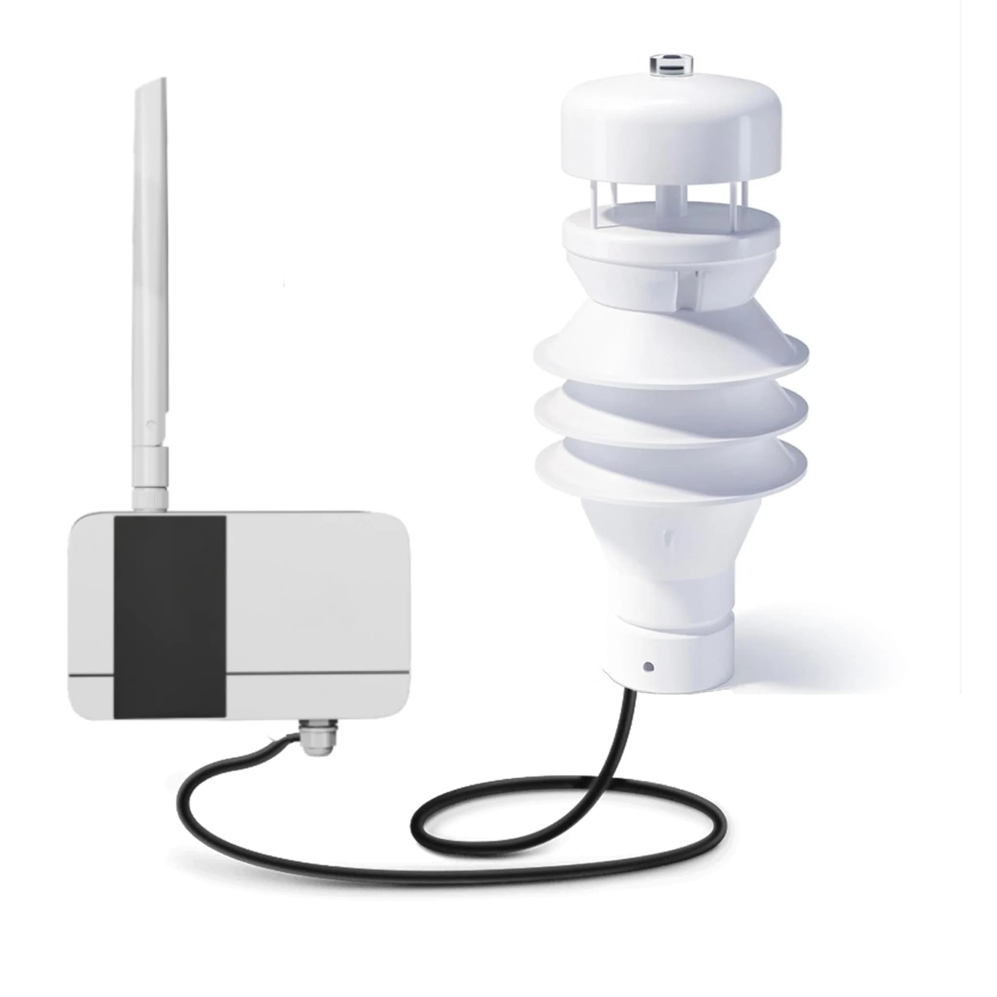 LoRaWAN 5-in-1 Weather Station Environmental Monitoring RS485 LoRaWAN SDI12 Wireless Compact Weather Station Sensor