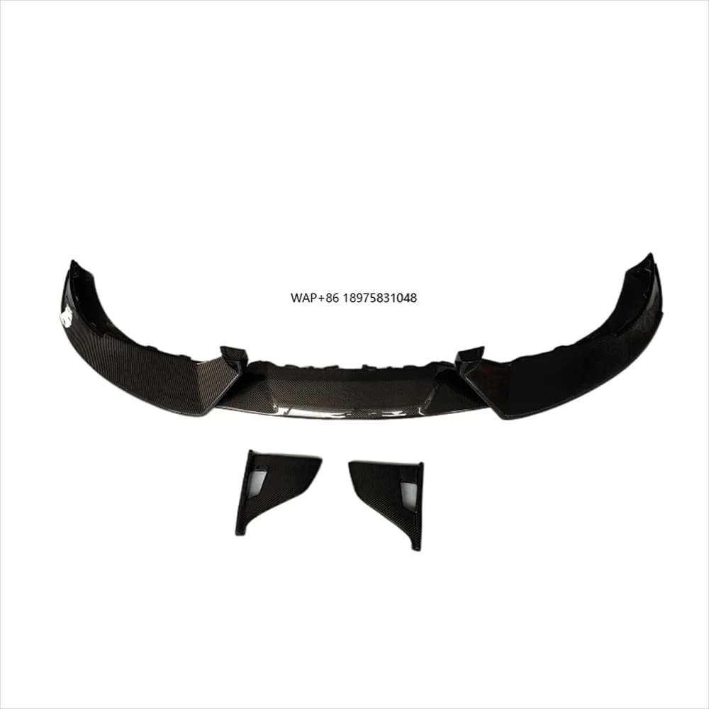 High Quality Carbon Fiber M-Style Front Lip and Bumper Diffuser Body Kit for