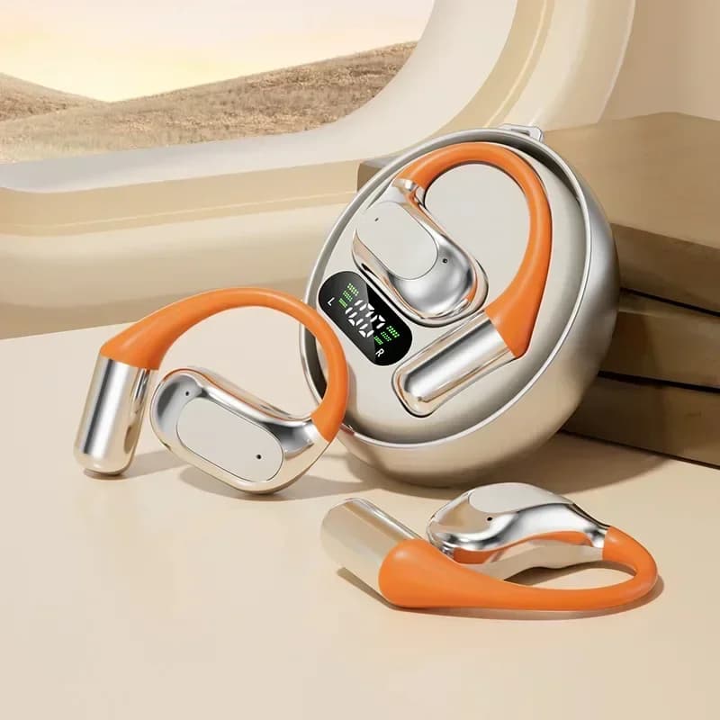 forM113 OWS Open Translation Bluetooth Headset Ultra Long Life Hanging Ear Wireless Bluetooth Headset Aluminium Gold Sport Style