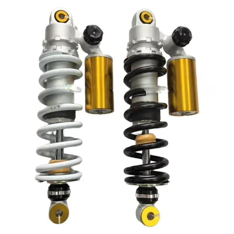 Motorcycle and automotive electric 280mm 290mm 300mm 320mm shock absorber with new 7mm rear adjustment damper with spring