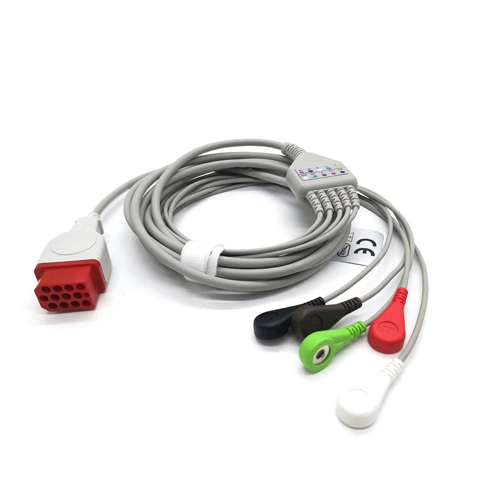 12pin Ecg Cable (Secure Connection) for BM5 & BM7