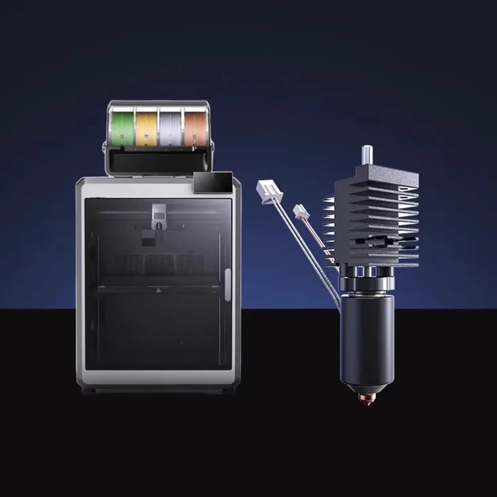 K2 PLUS Heating Block Kit for 3D Printers with High Conductivity Design and Support for Carbon Fiber Filaments