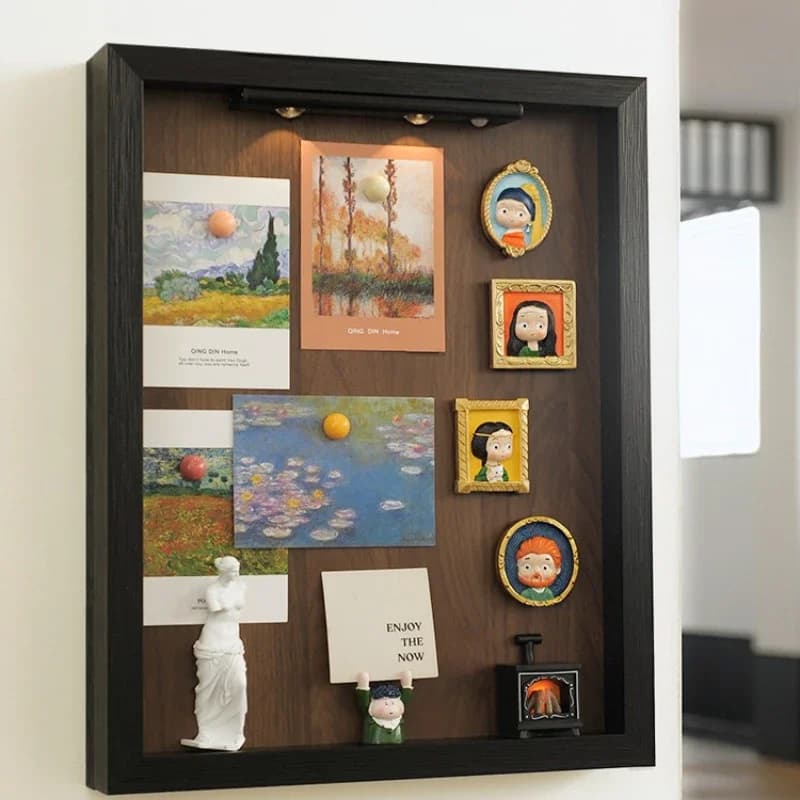 Advanced oil painting magnetic suction meter box box occlusion painting switch box occlusion hanging painting