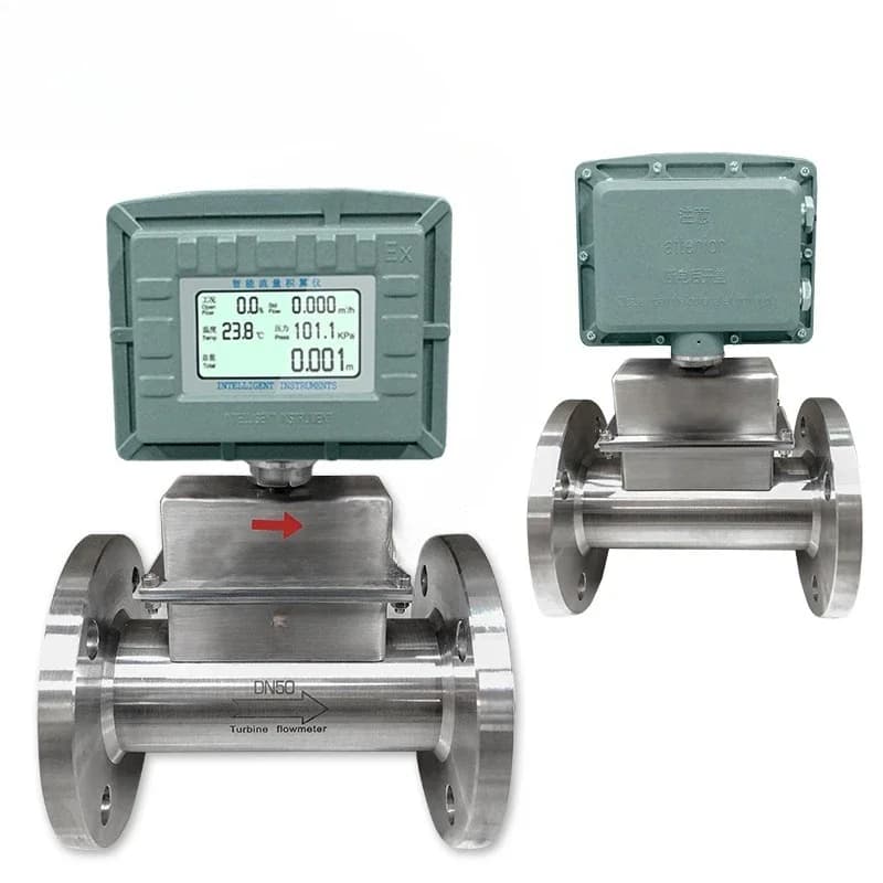 G as Turbine Flow Me ter Natural Gas Meter Gas Biogas Oxygen Turbine Flow Meter