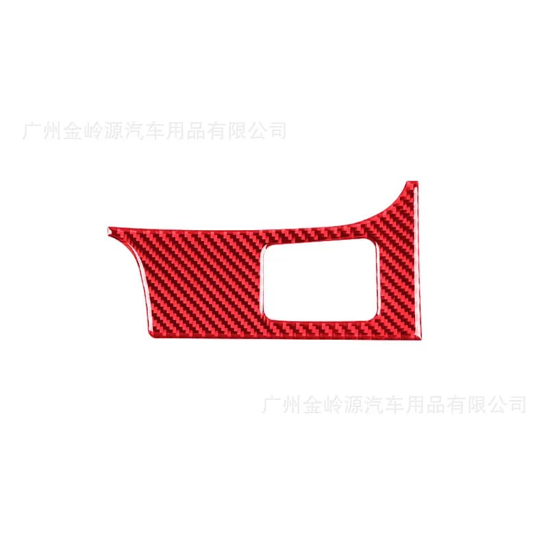 For 19-22 Porsche Taycan Car Interior Modification Carbon Fiber Gear Adjustment Switch Frame Sticker