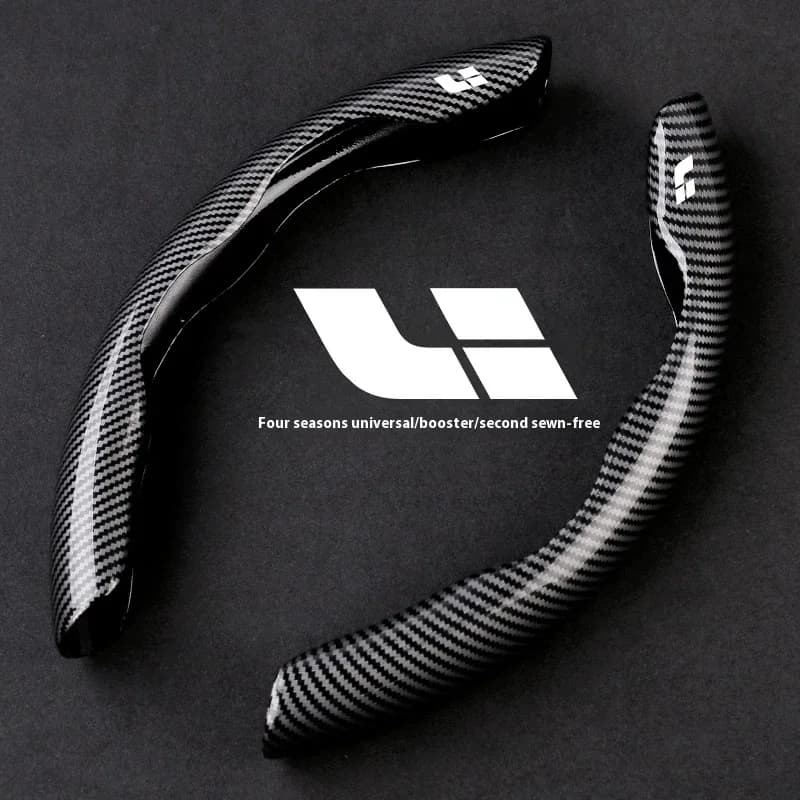 For Lixiang LEADING IDEAL Li Auto One L6 L7 L8 L9 Mega i6 i8 Auto Accessories Car Carbon Fiber Texture Steering Wheel Cover