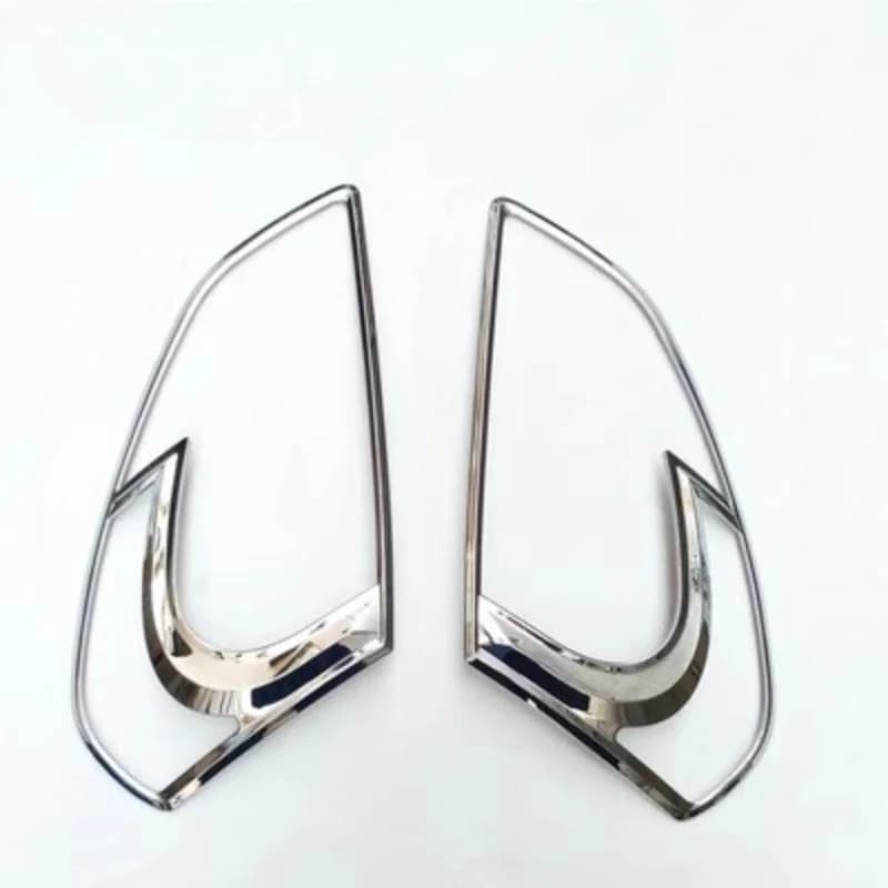 For Nissan QASHQAI 2008-2015 ABS Chrome Before Headlight Decorative Frame Rear Tail Light Decorative Frame Car Accessories