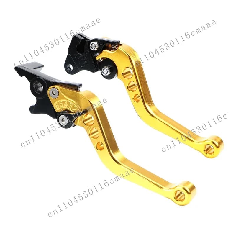 1 Pair Alloy  Brake CNC Motorcycle Clutch Drum Brake Lever Handle Moto Accessories Fit for Motorbike