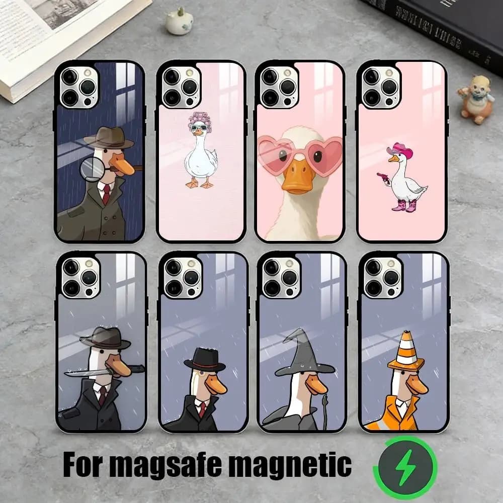 Sher-duck-holmes  Phone Case For iPhone17,16,15,14,13,12,11 Plus,Pro Magnetic with Magsafe Wireless Charging