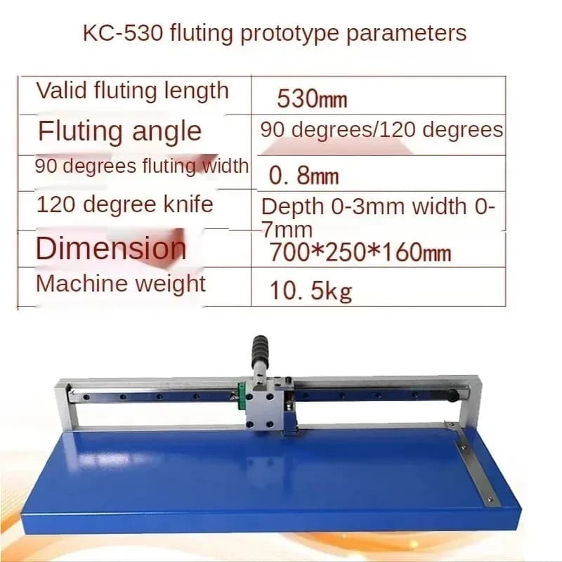Desktop V-Slot Grooving Proofer KC-532/562 – Precision Cutting Tool for Gift Box Gray Board & Cardboard