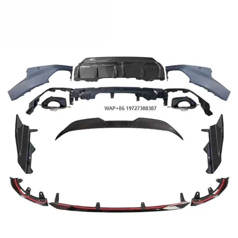 2 Series Coupe G42 Mp Style Dry Carbon Fiber Body Kit Car Parts Side Skirts Front Lip Rear Diffuser Bumpers Automotive