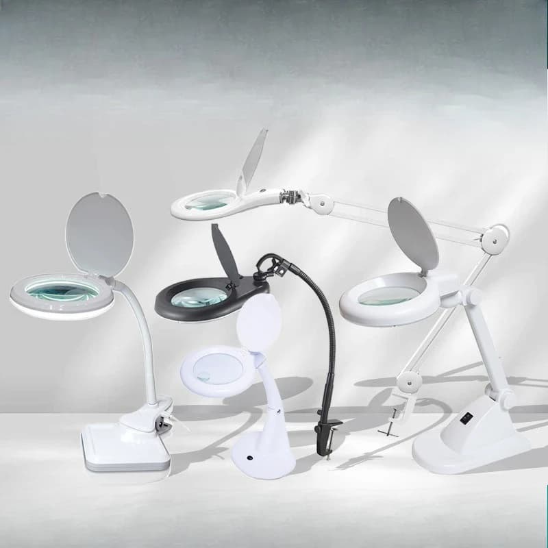 Table LED magnifying glass two-in-one light welding
