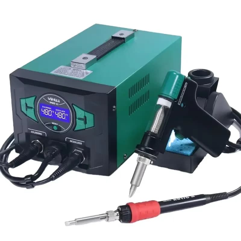 YIHUA 948D-III 3 in 1 Desoldering Rework 110W Soldering Iron Welding Tool Solder Suck Vacuum Desoldering Soldering Station