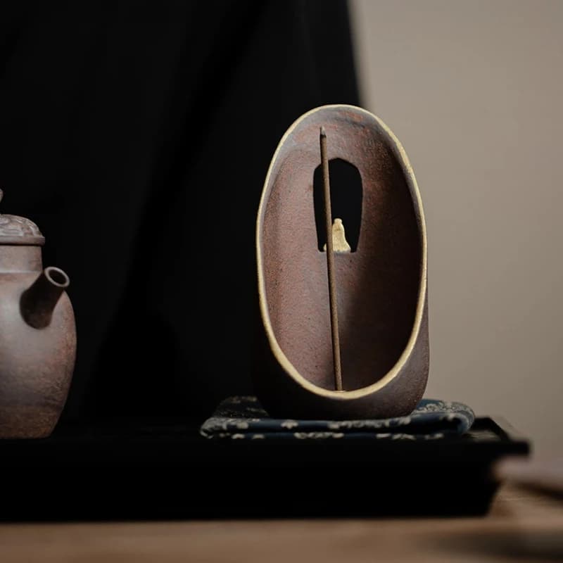 Creative Ceramic Incense Burner for Indoor Study Room Tea Ceremony Accessories Decoration