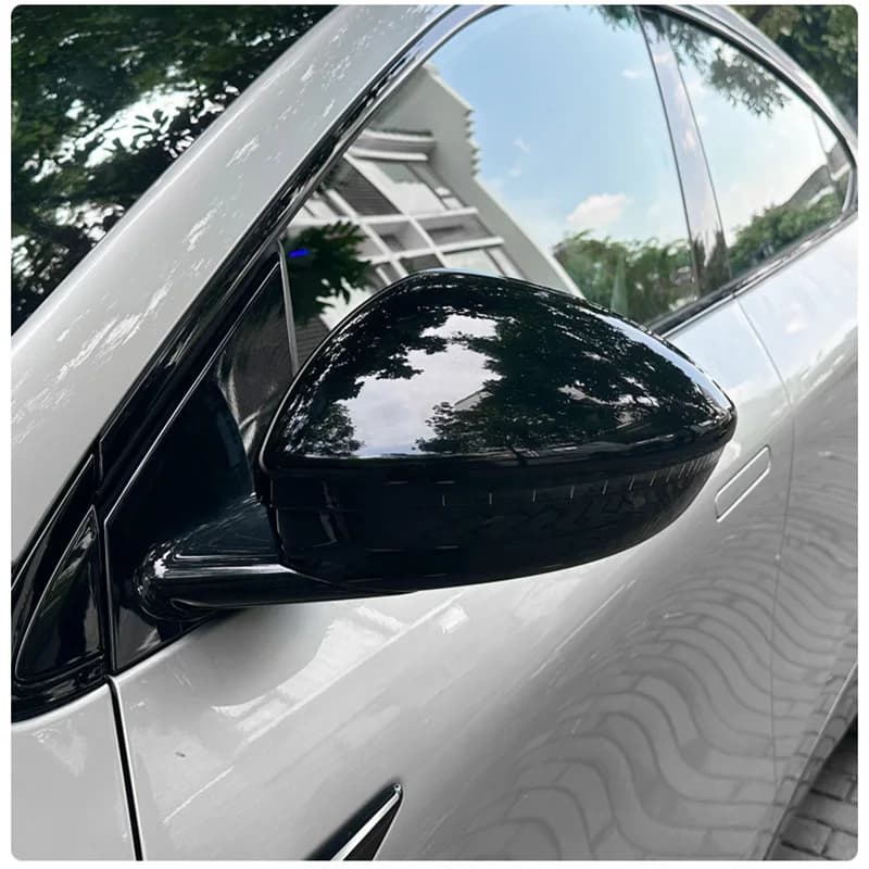 For Xpeng G6  2024 2025 2026  Carbon Fiber Rearview Mirror Protective Cover Side Door Wing Mirror Cap Modification
