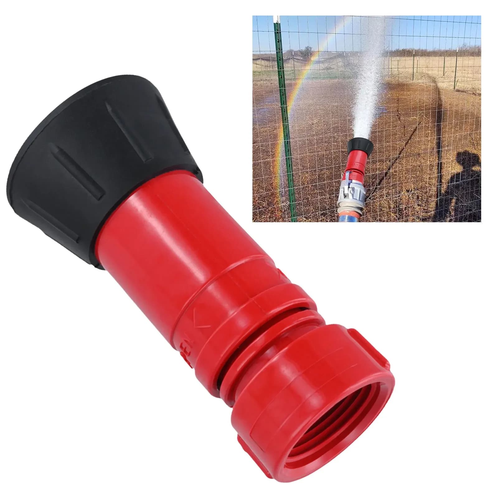 Firefighting Heavy Duty Nozzle Inch Easy To Use And Control Fire Hose Fire Hose Nozzle High Pressure Performance