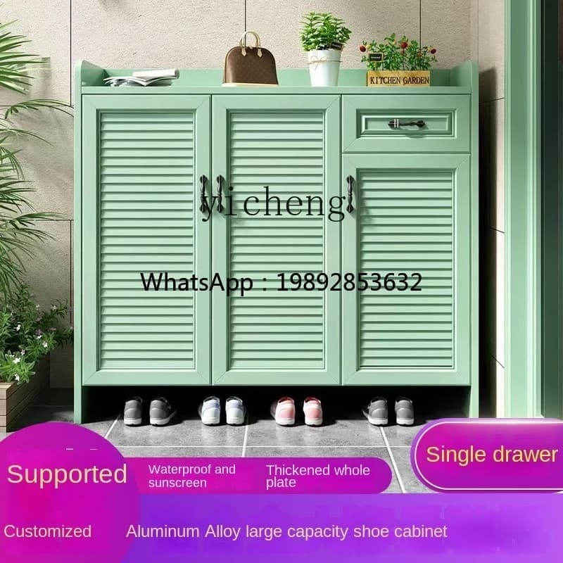 Alloy Outdoor Outdoor Waterproof and Sun Protection Large Capacity Storage Locker