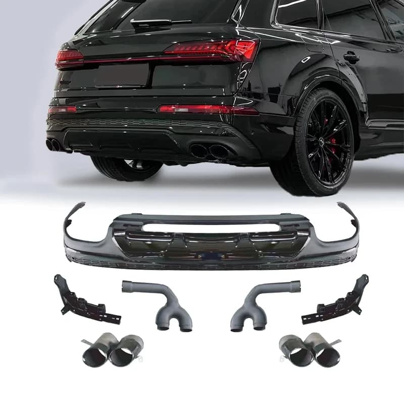 New High Quality Rear Diffuser Lip   Q7(2016-2019) Modified To (2023) SQ7