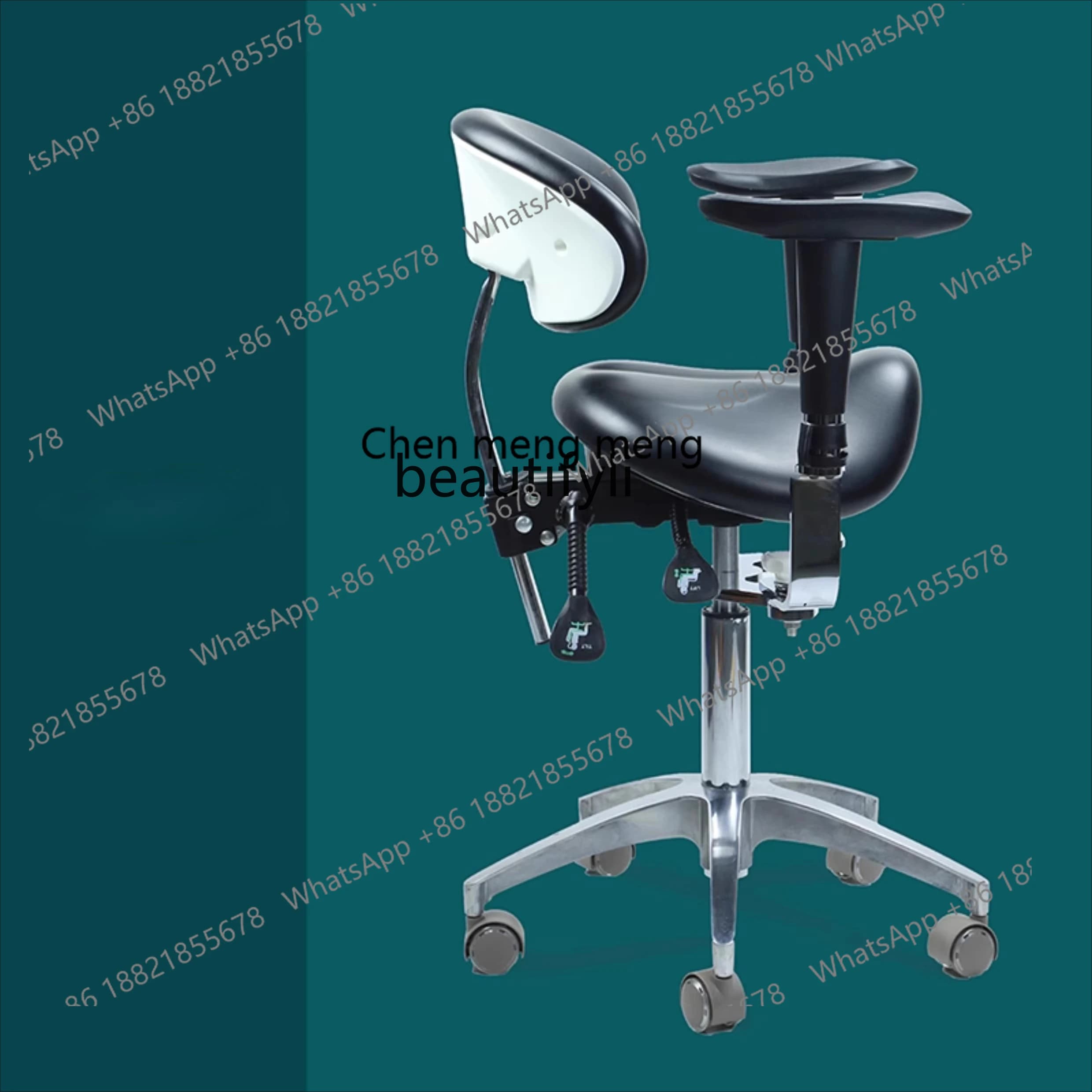 E153 Microscope Surgery Chair Saddle Chair Microscope Adjustable Armrest Doctor Chair with Adjustable Backrest