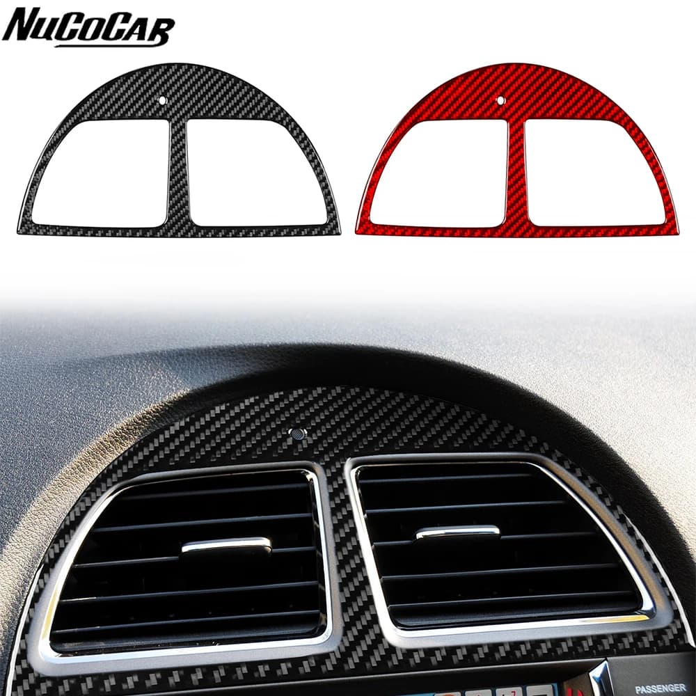 For Lexus ES ES350 ES240 2006-2012 Carbon Fiber Central air conditioning vent panel Car Accessories Interior Decorative Stickers