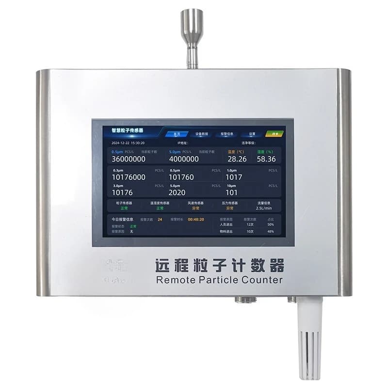 Particle Counter for Environmental Online Monitoring System Cleanroom Air Quality Detection Automatic Sampling