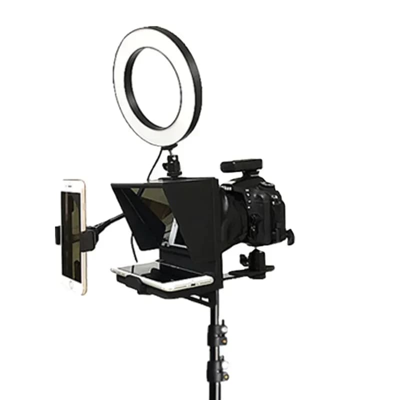 teleprompter, small portable mobile phone, SLR universal inscription board, word viewer, video live broadcast, word forgetting