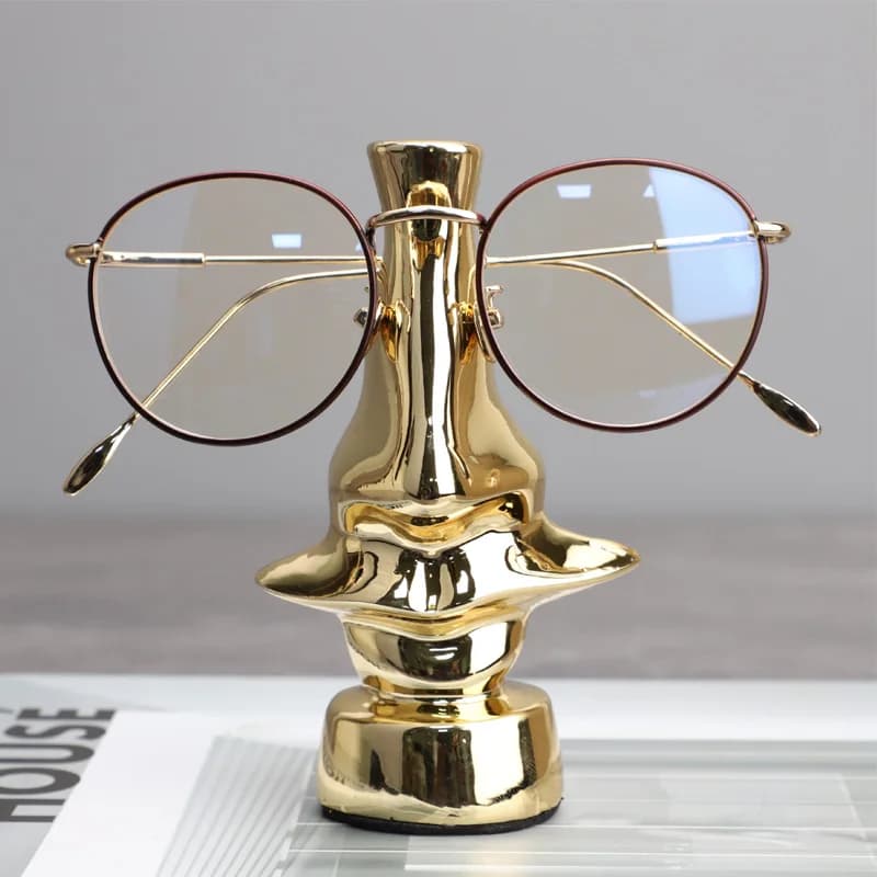 Modern Architectural Objet D'Art Luxury Eyewear Stand & Desk Sculpture Hand-Forged Abstract Animal Sculptures Designer Interiors