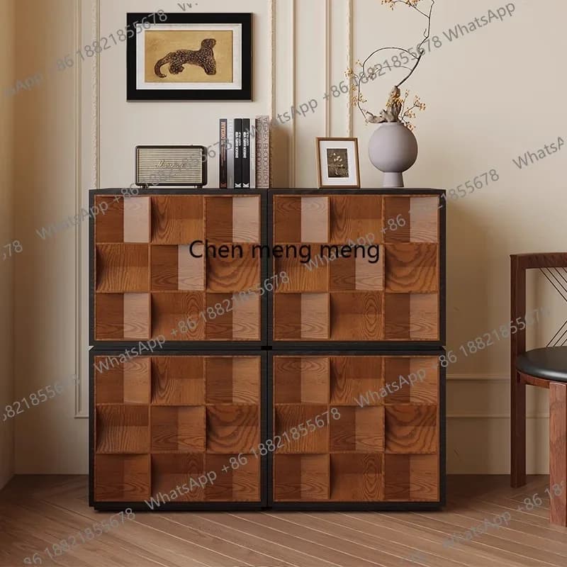 E136  Brown Dark Tv Cabinet Decoration European Italian Lounges Apartments Tv Cabinet Living Room Szafka Pod Telewizor Furniture