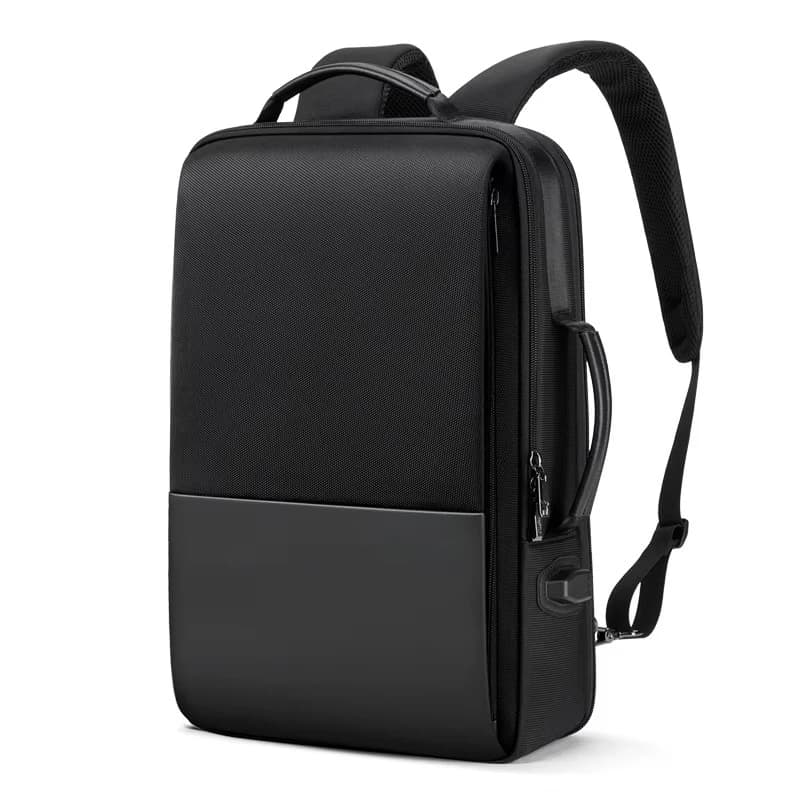 Business Simple Laptop Backpack 17 Inch Computer Bag USB School Charging Waterproof Travel Backpack Male