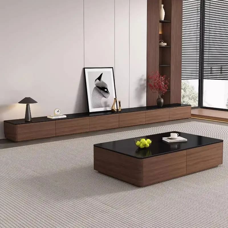 European Organizer Tv Cabinet Simple Vintage Office Long Designer Unique Tv Stand Wooden Quality Muebles Furniture For Home