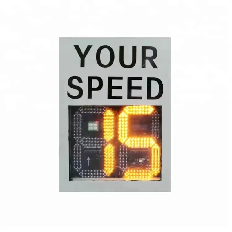 China Factory Direct Sale Arab Xx Speed  Solar radar Speed Display